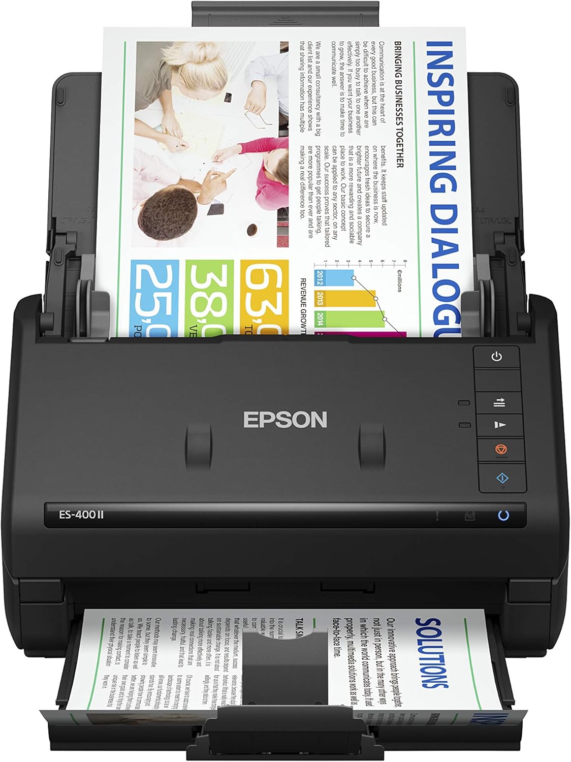 Epson ES-400 II, document scanner, duplex scanner, office scanner